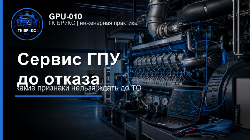 Инженерная диагностика ГПУ перед плановым техническим обслуживанием